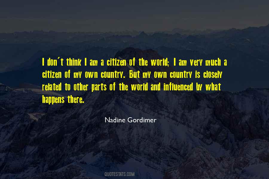 Quotes About Citizens Of The World #755856