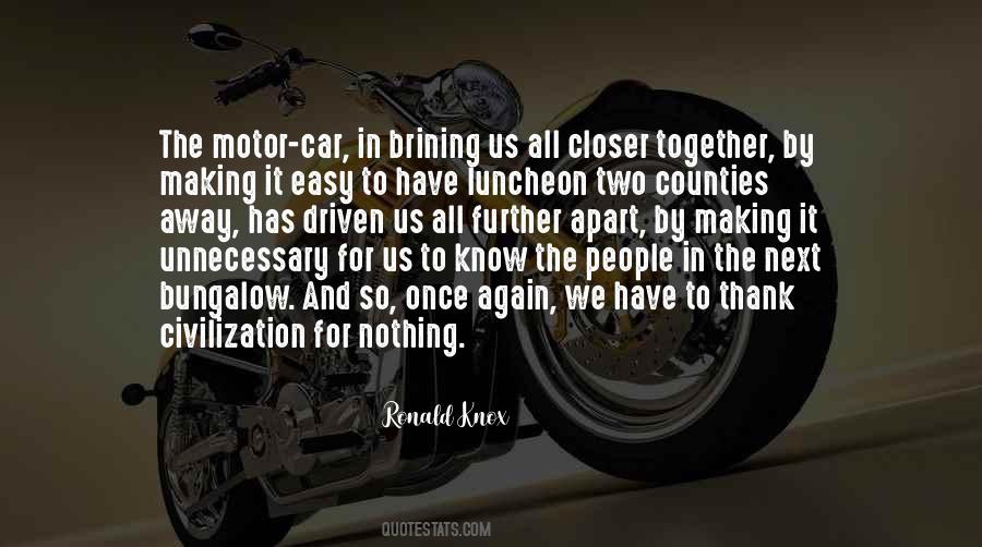 Motor Car Quotes #1242376