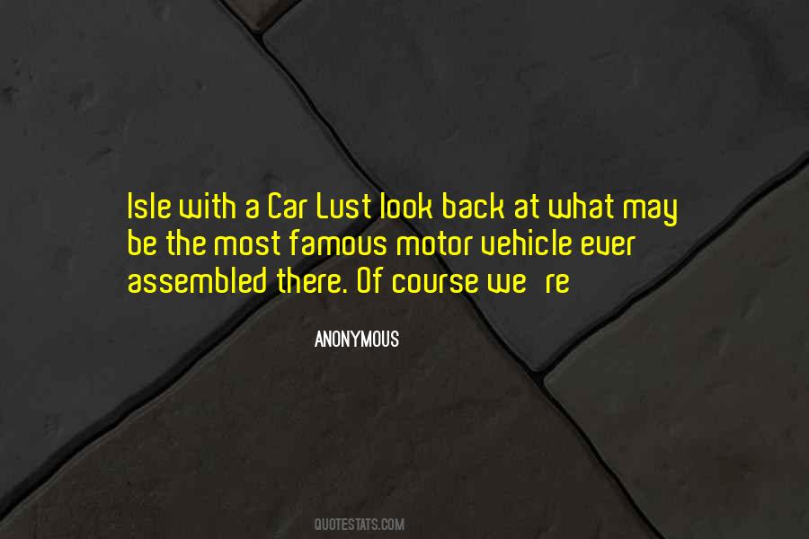 Motor Car Quotes #1396167