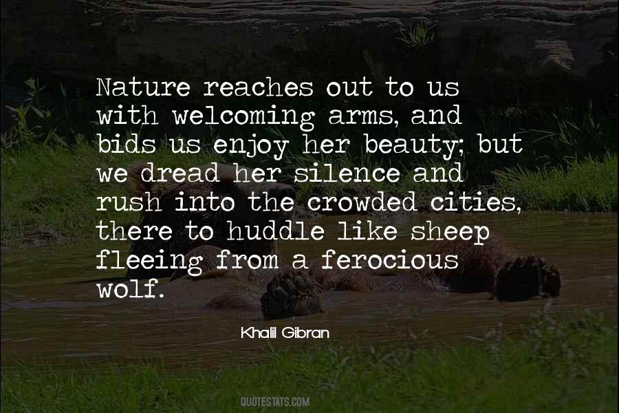 Quotes About Cities And Nature #1276187