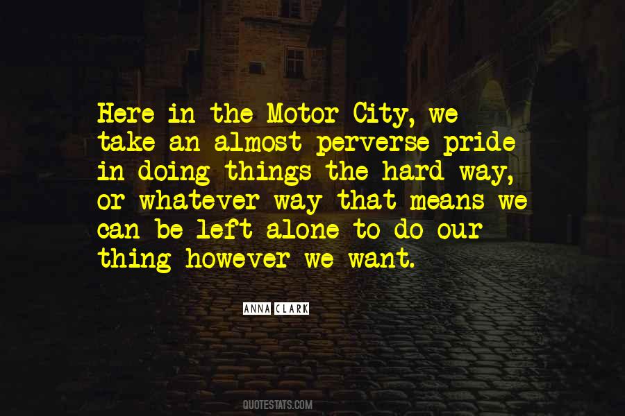 Motor City Quotes #87276