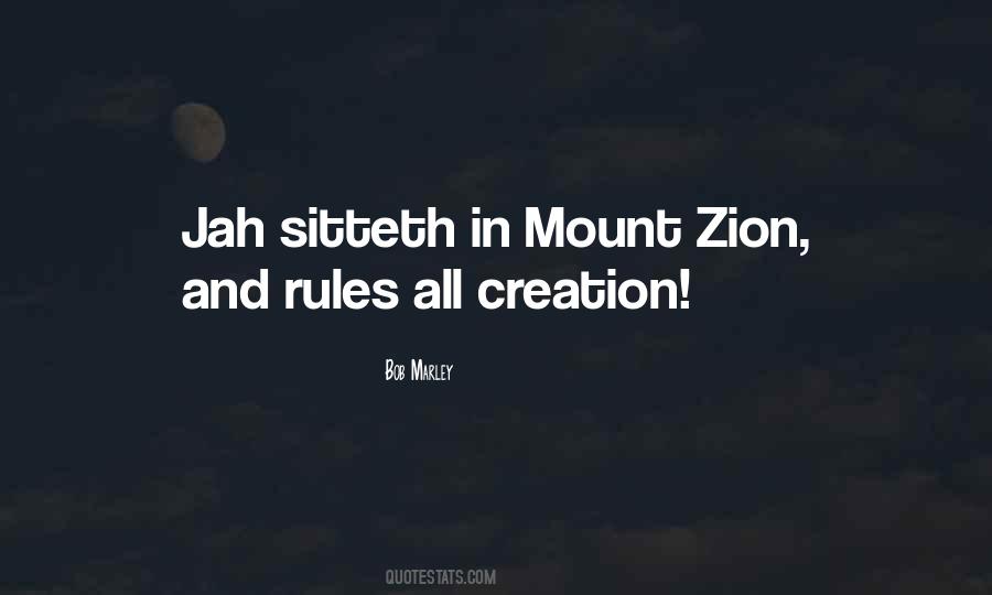 Mount Zion Quotes #1207755