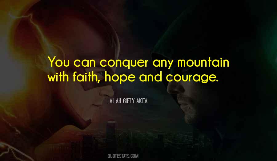 Mountain Conquer Quotes #1117392