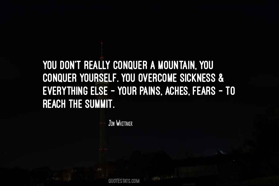 Mountain Conquer Quotes #196639