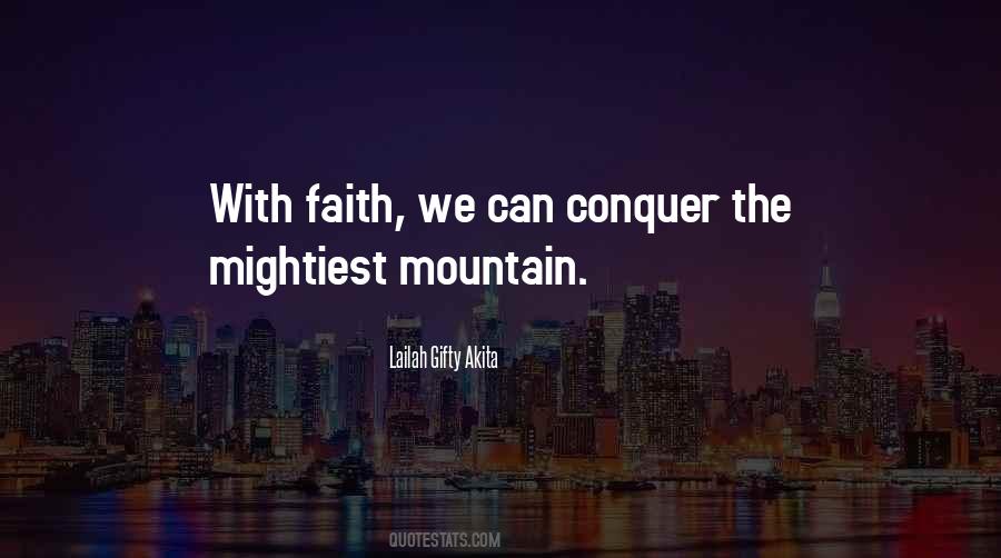 Mountain Conquer Quotes #282341