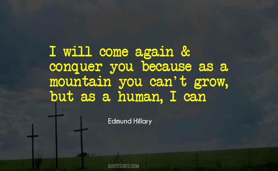Mountain Conquer Quotes #627288