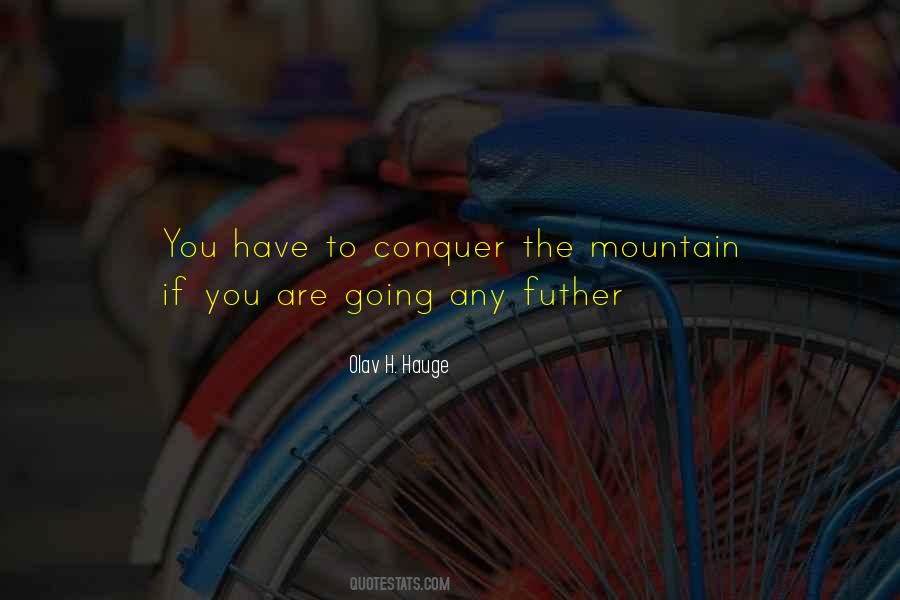 Mountain Conquer Quotes #917748