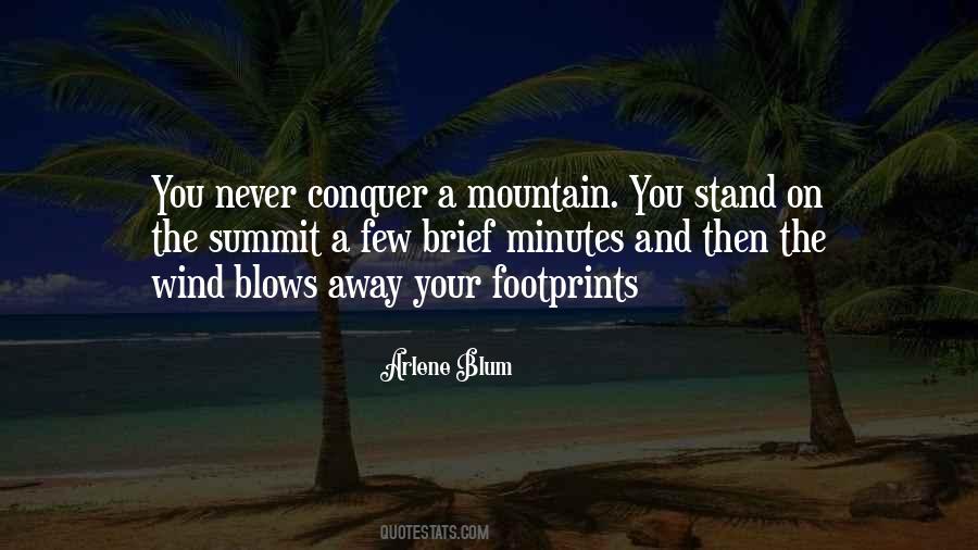 Mountain Conquer Quotes #99751