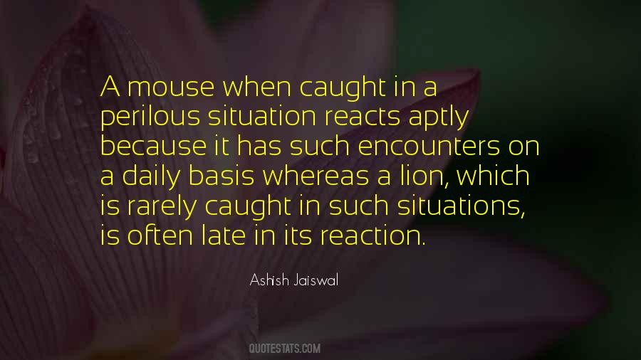 Mouse And Lion Quotes #1863555