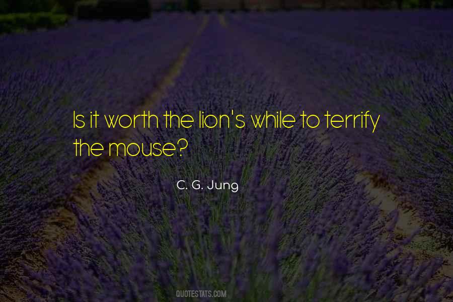 Mouse And Lion Quotes #199125
