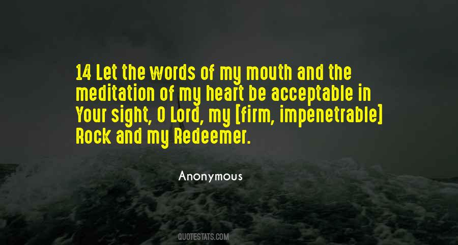 Mouth And Heart Quotes #240847