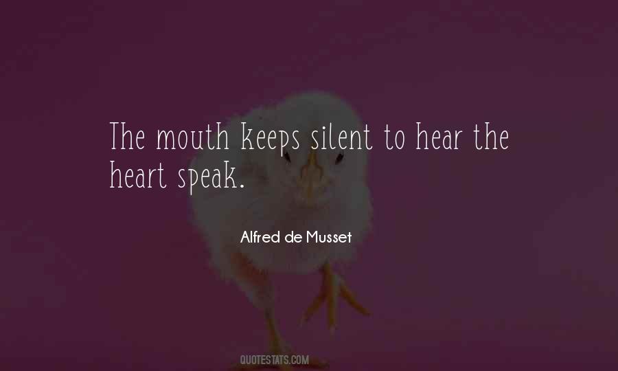 Mouth And Heart Quotes #426182