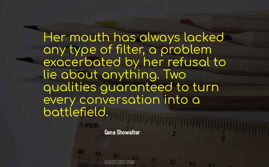 Mouth Filter Quotes #973611