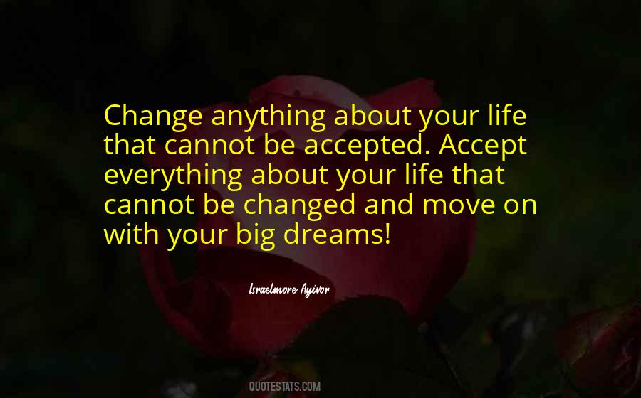 Move On And Change Quotes #1787267