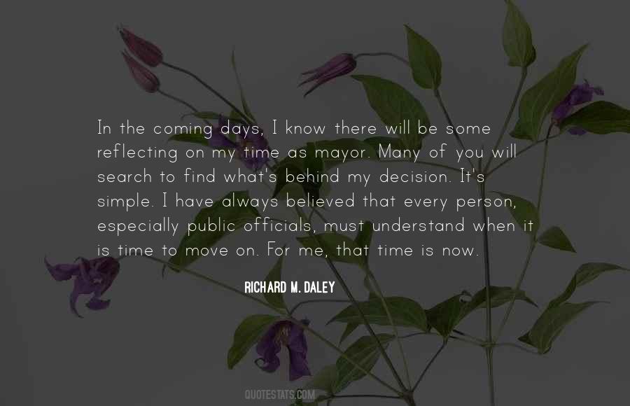 Move On Time Quotes #193441