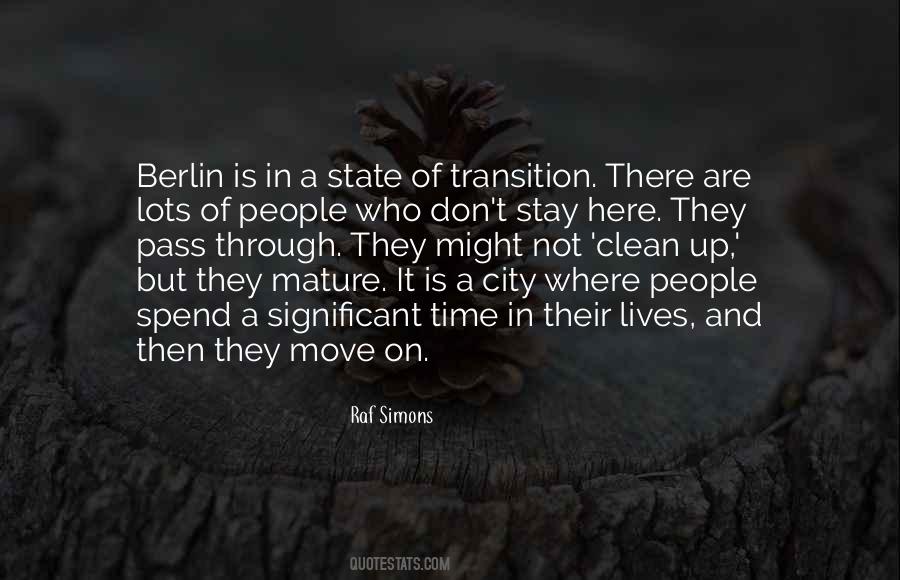 Move On Time Quotes #370321
