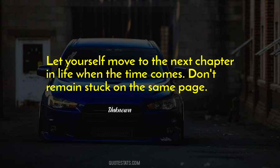 Move On Time Quotes #591370