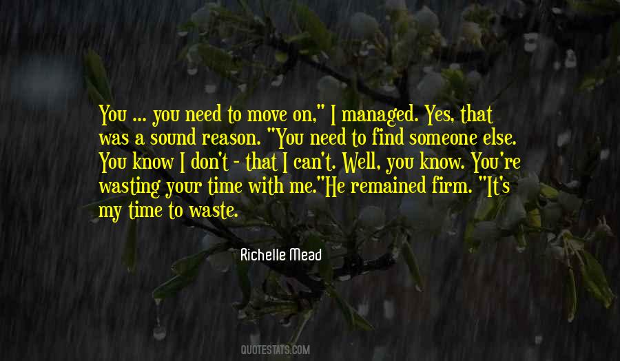 Move With Time Quotes #996149