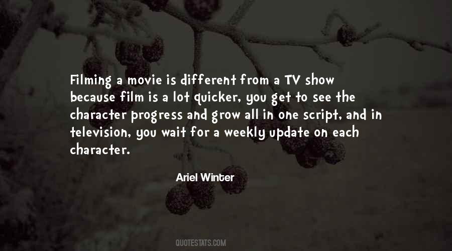 Movie And Television Quotes #840622