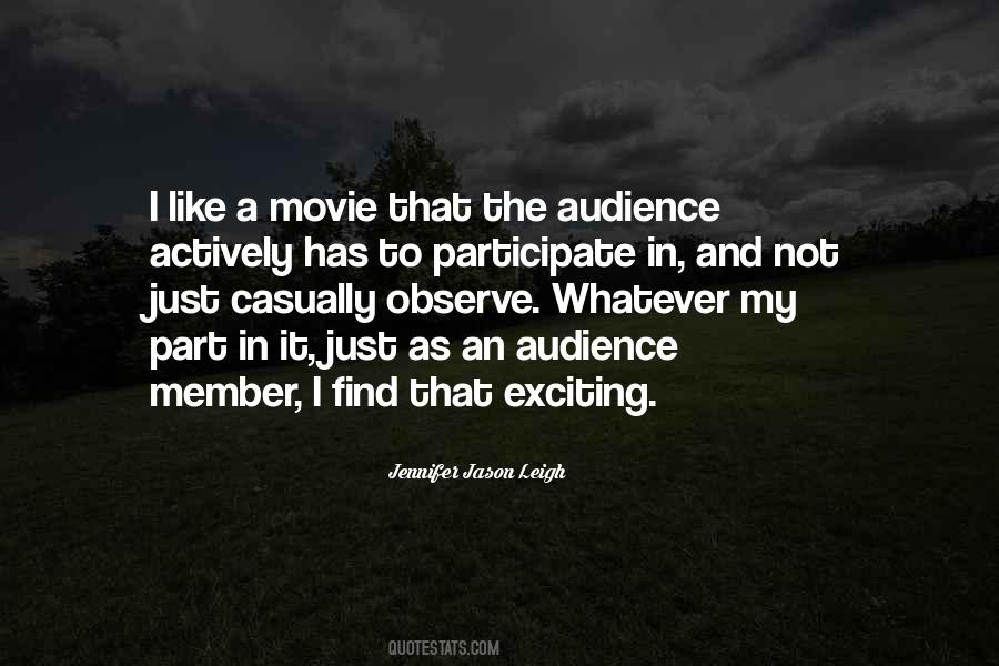 Movie Audience Quotes #414574