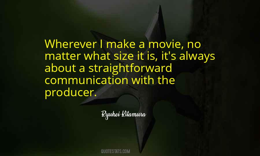 Movie Producer Quotes #1595975