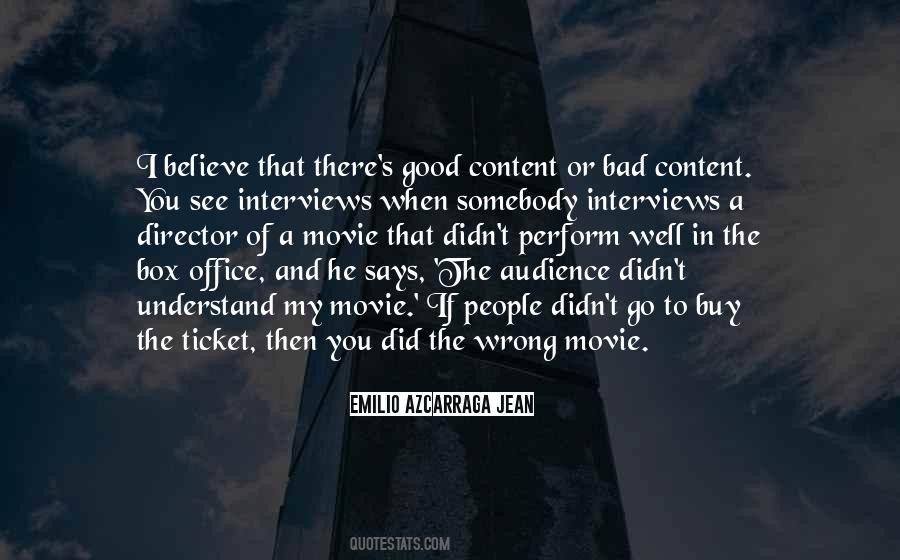 Movie Ticket Quotes #957662