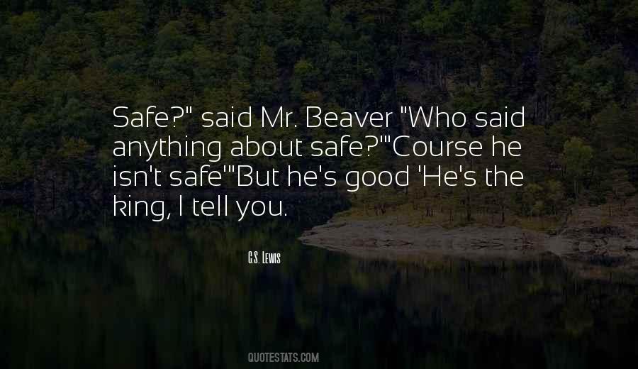 Mr Beaver Quotes #1343907