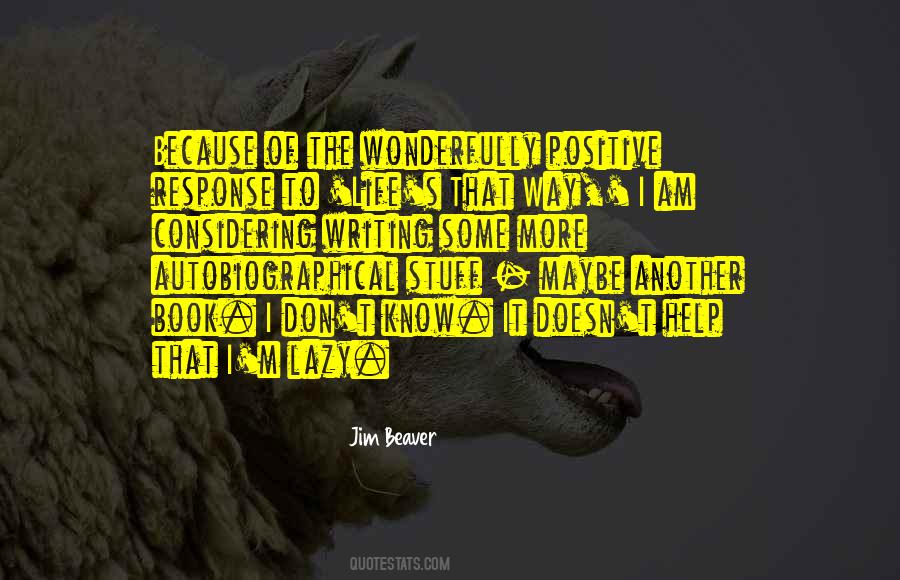 Mr Beaver Quotes #36208