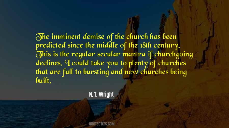 Quotes About Churchgoing #48468