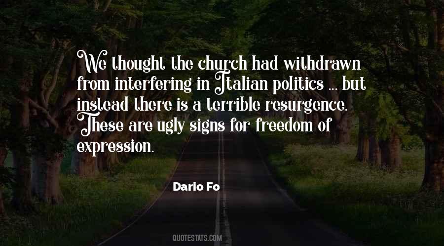 Quotes About Church Politics #1046350