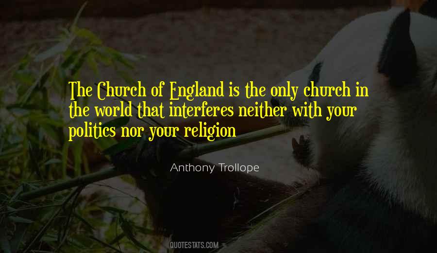 Quotes About Church Politics #1056671