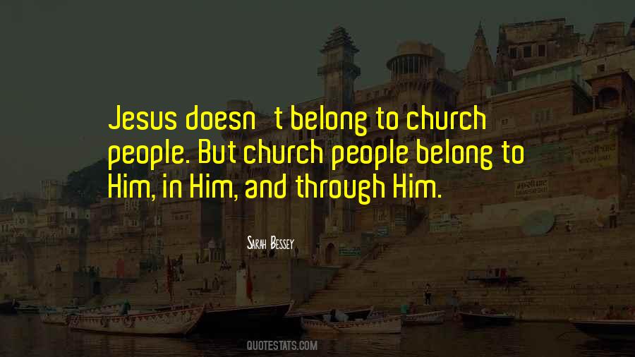 Quotes About Church People #1110923
