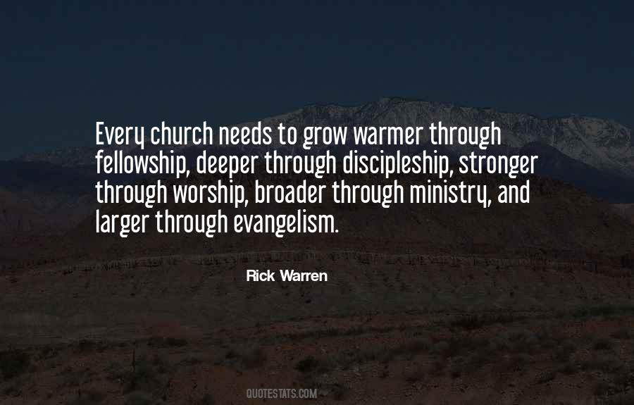 Quotes About Church Fellowship #1623853