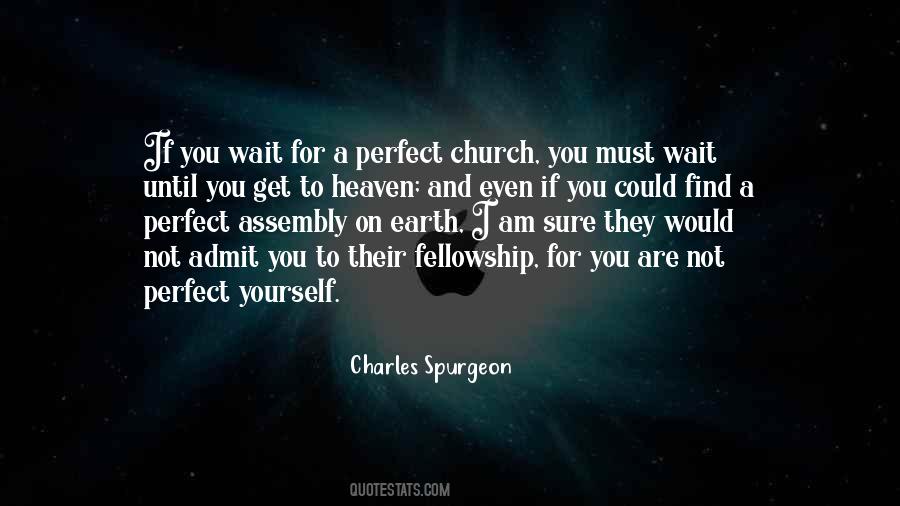 Quotes About Church Fellowship #861027