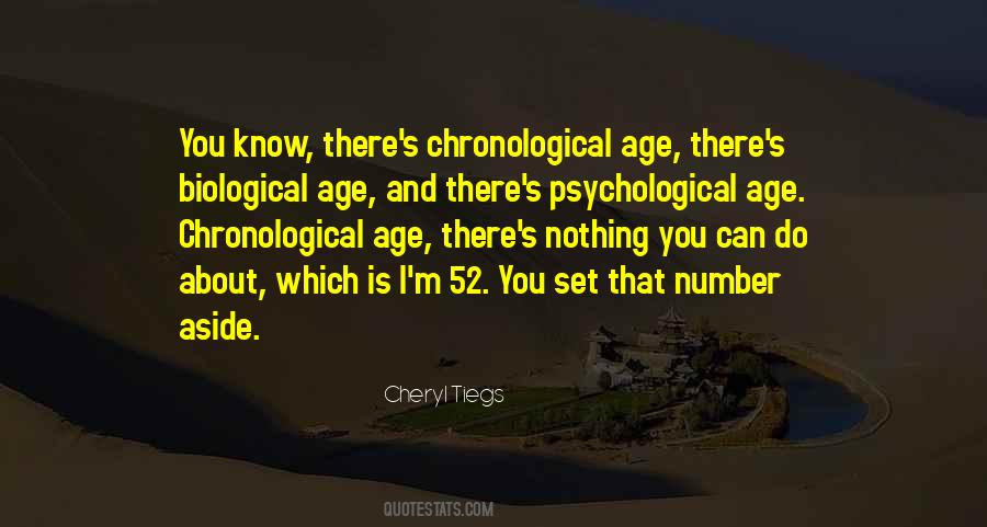 Quotes About Chronological #1409068