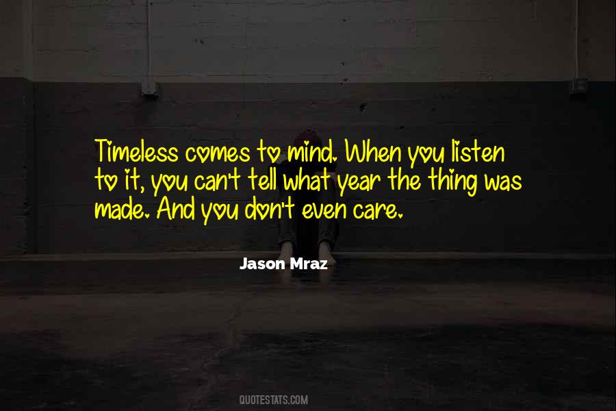 Mraz Quotes #342652