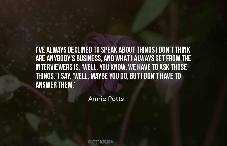 Mrs Potts Quotes #522466