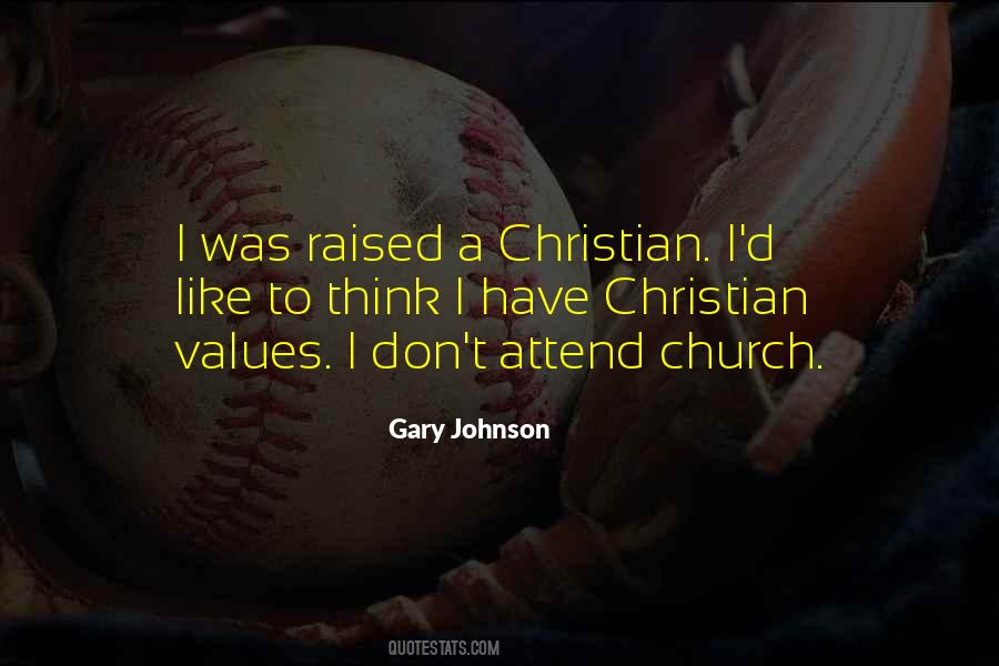 Quotes About Christian Values #1141759