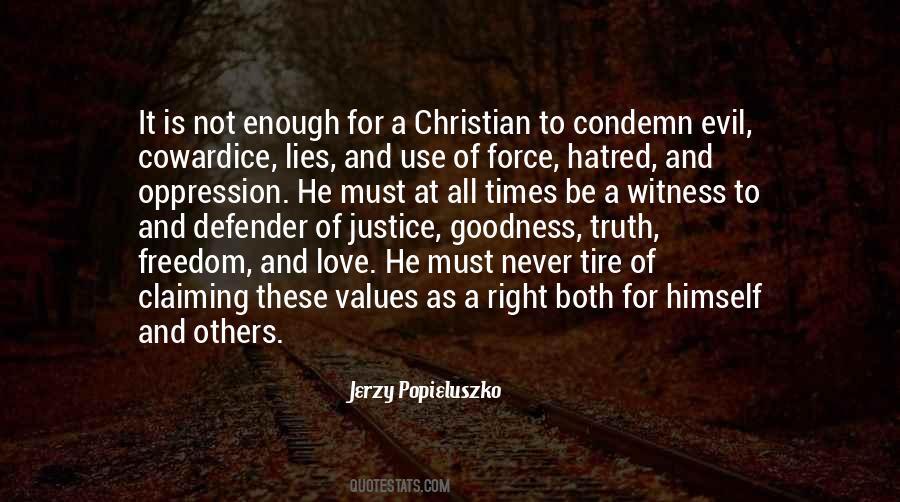 Quotes About Christian Values #1505374