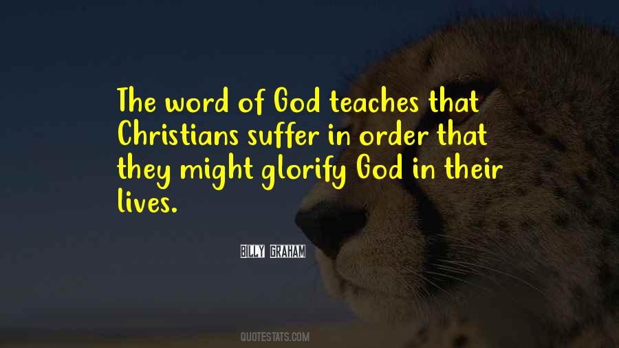 Quotes About Christian Suffering #1377156