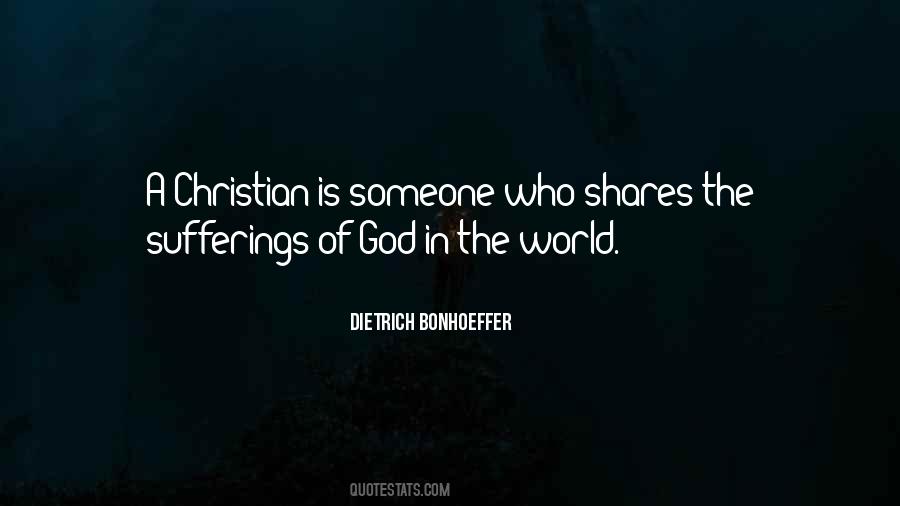 Quotes About Christian Suffering #1492693