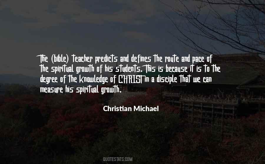 Quotes About Christian Spiritual Growth #939199