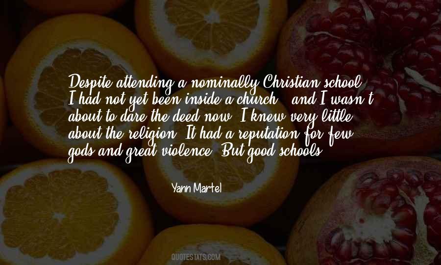Quotes About Christian Schools #346146