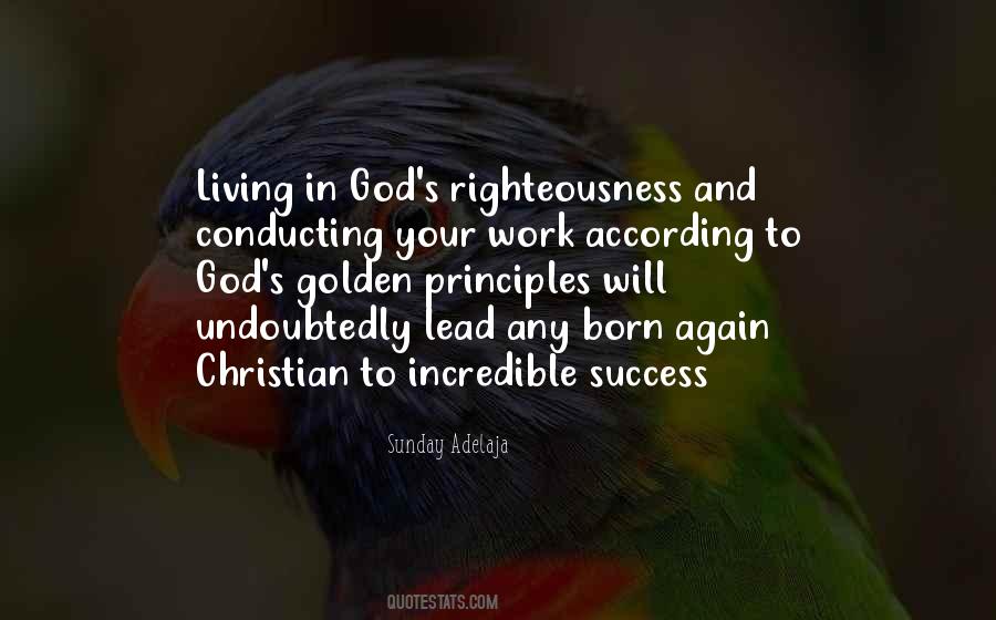 Quotes About Christian Righteousness #260642