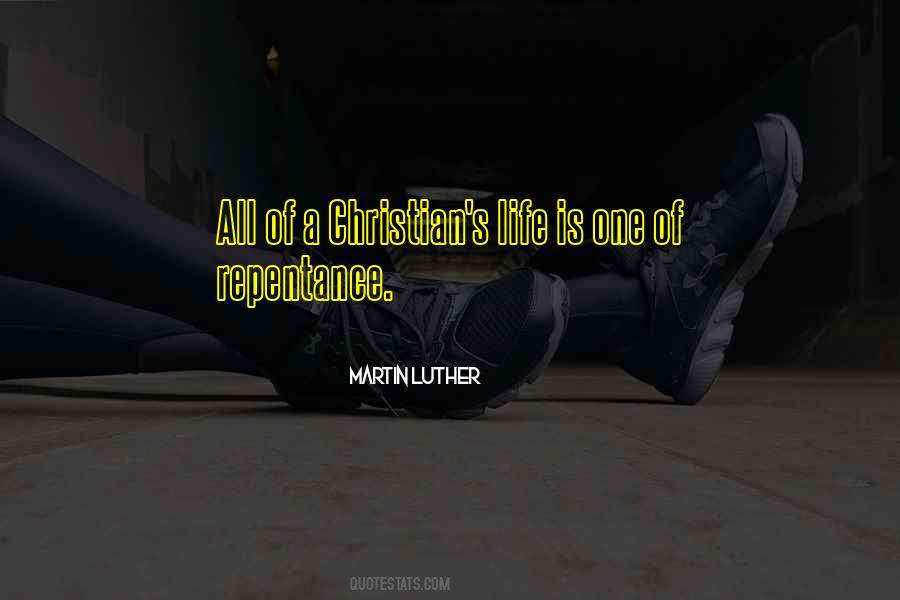 Quotes About Christian Repentance #163887