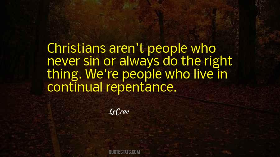 Quotes About Christian Repentance #1705017