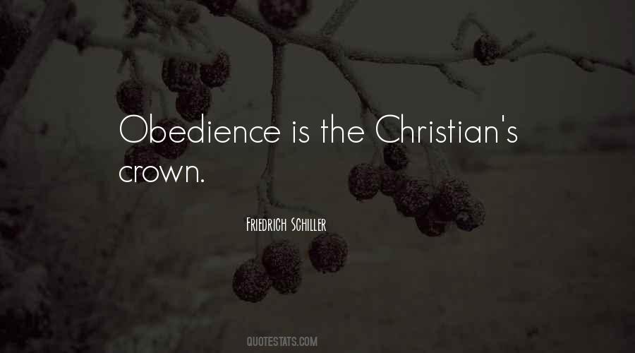 Quotes About Christian Obedience #1122057