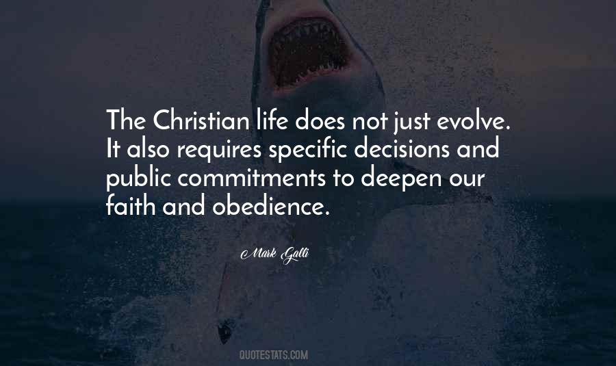 Quotes About Christian Obedience #1479195