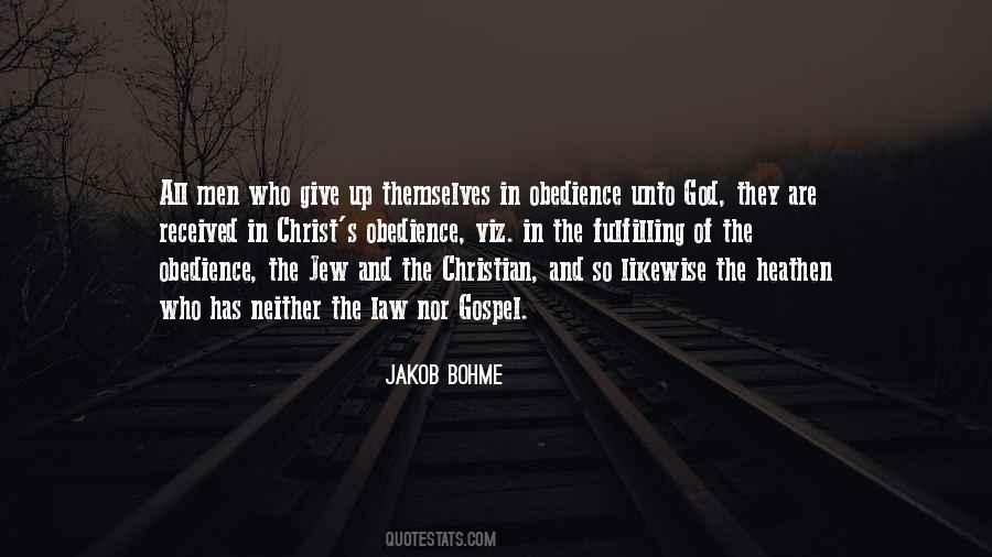 Quotes About Christian Obedience #1507415