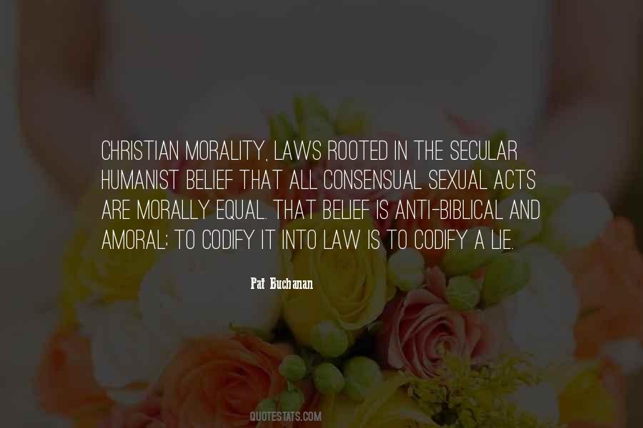 Quotes About Christian Morality #1423309